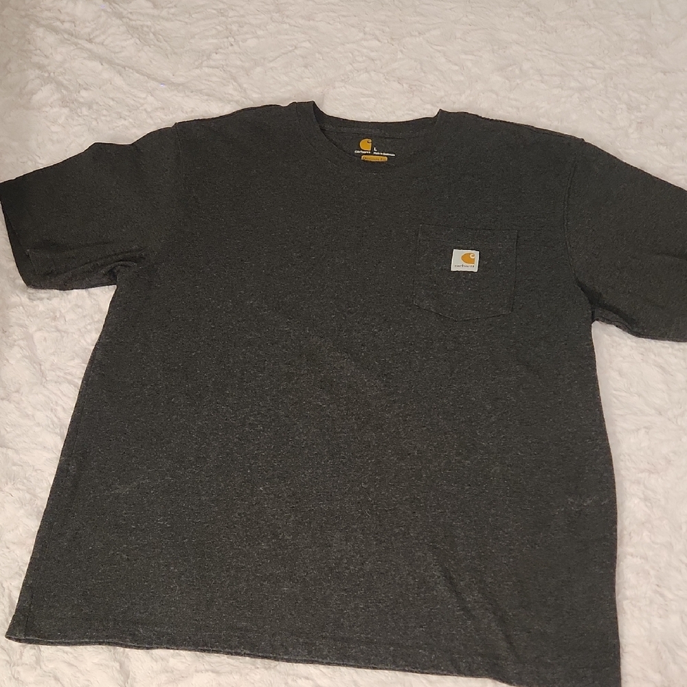 Carhartt Men's Charcoal Pocket Tee